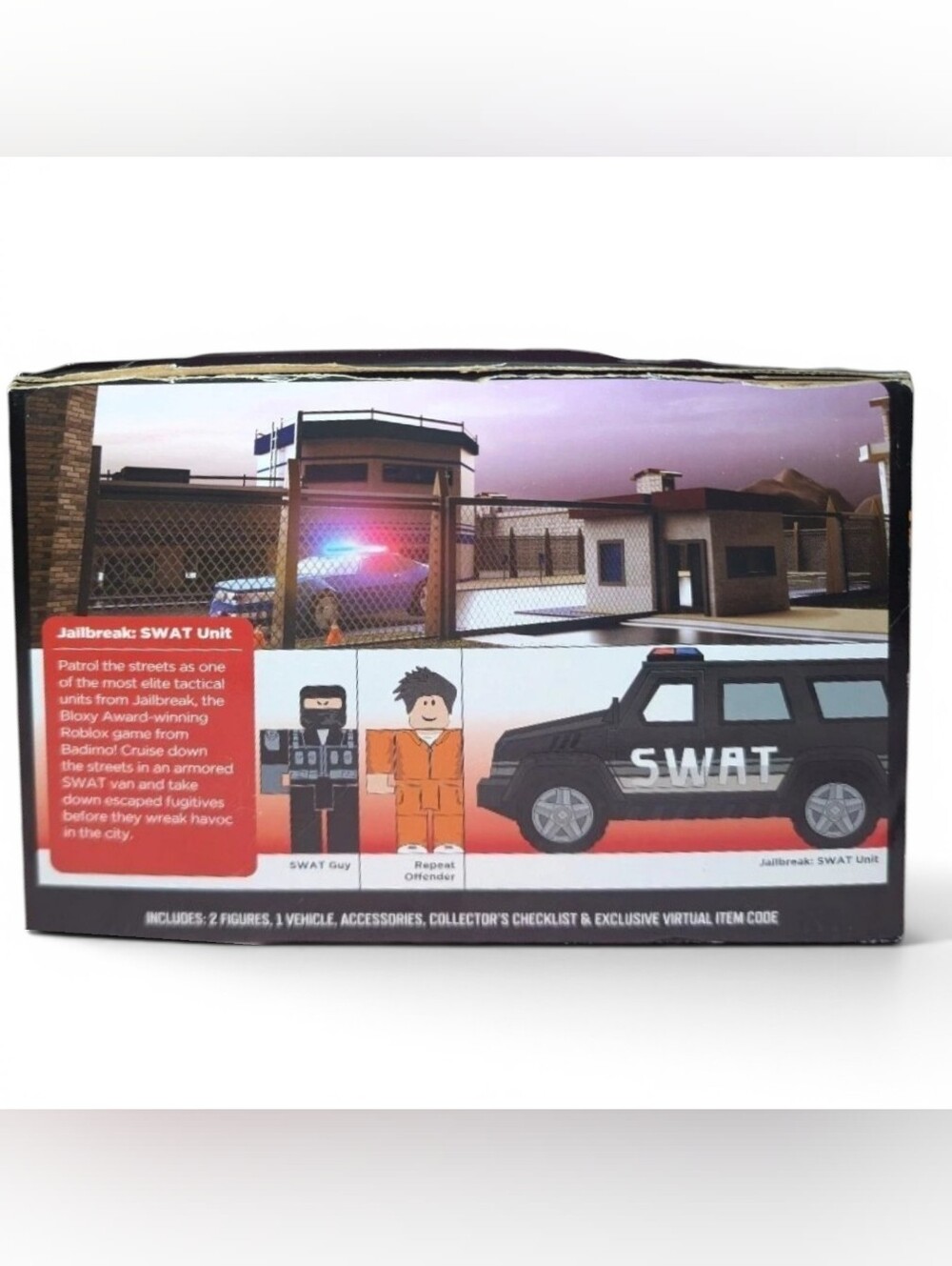 Roblox Jailbreak SWAT Unit Vehicle Playset w/ Exclusive In-Game Code INTERACTIVE - Picture 2 of 6